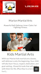 Mobile Screenshot of marionmartialarts.com